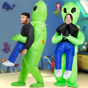 Pripučiamas ateivių pagrobimo Helovino kostiumas | UFOMAN