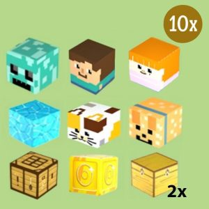 10x papildomų magnetinių blokų MAGCRAFTI | MAGCRAFTIBLOCKS