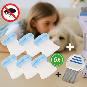 6 vienkartiniai maišeliai + utėlių šukos NEMOKAMAI