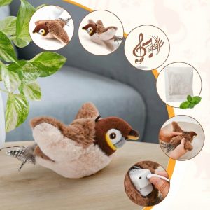 Interaktyvus plazdantis žaislinis paukštis | CHIRRCAT