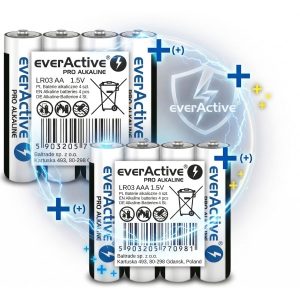 AA ir AAA baterijų rinkinys